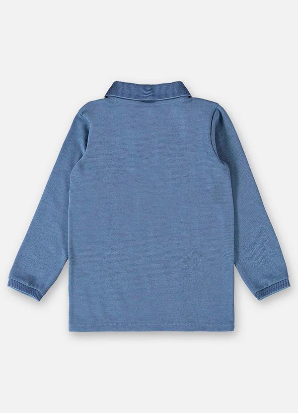 Up Baby - Camisa Polo Infantil Menino Azul 4