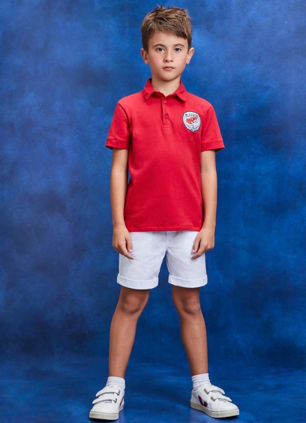 Youccie - Camisa Polo Vermelha da Disney Vermelho 3