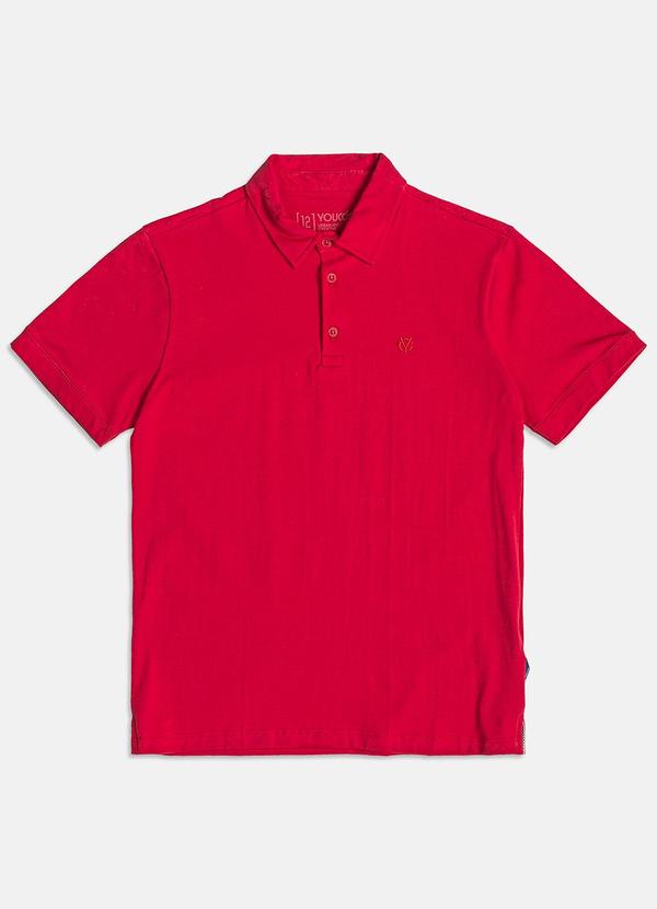 Youccie - Camisa Polo Vermelha Vermelho