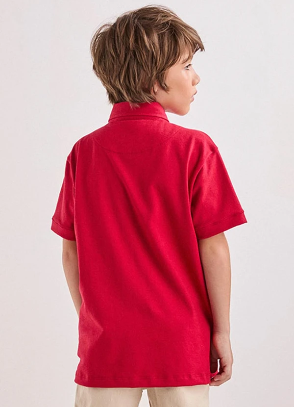 Youccie - Camisa Polo Vermelha Vermelho 2