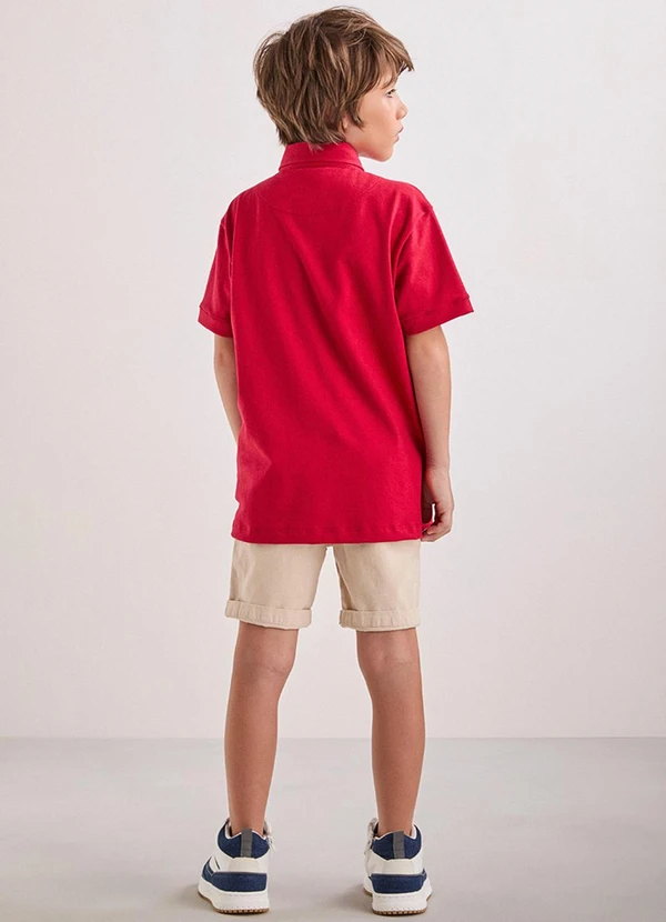 Youccie - Camisa Polo Vermelha Vermelho 4