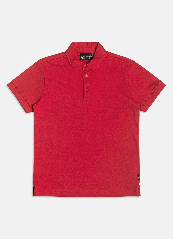 Youccie - Camisa Polo Vermelha Vermelho 5