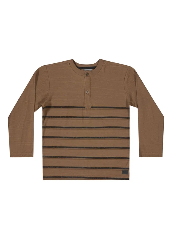 Quimby - Camisa Portuguesa Menino Marrom 3