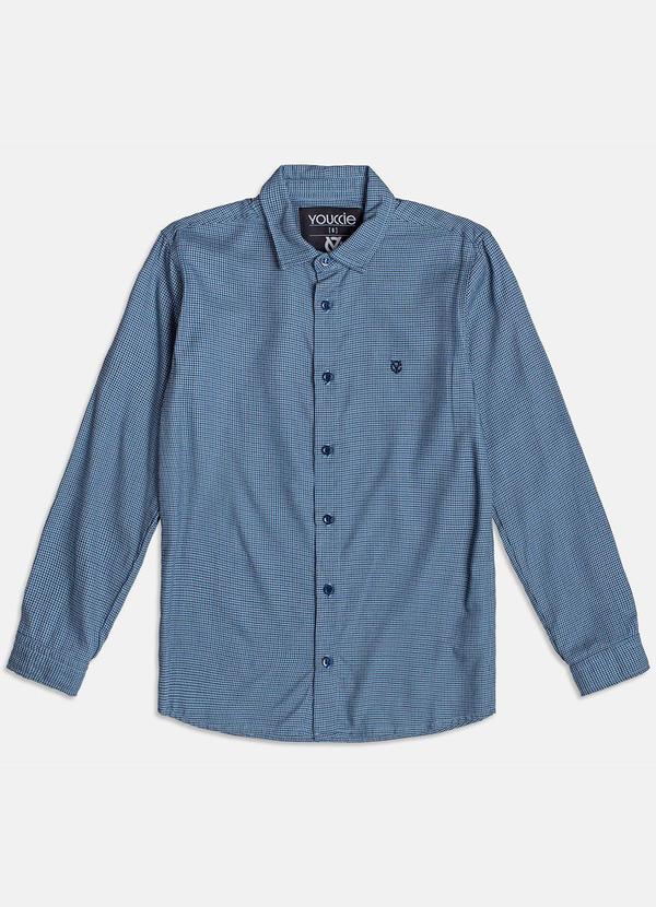 Youccie - Camisa Quadriculada Azul Azul