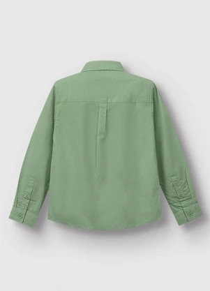 Carinhoso - Camisa Tradicional Menino Verde Menta - CARINHOSO