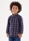 Up Baby - Camisa Xadrez Infantil Menino Azul - variação: Azul