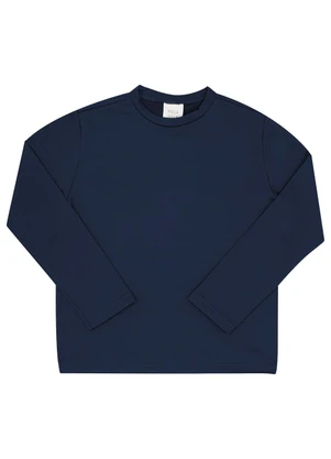 Pulla Bulla - Camiseta Infantil Menino Malha Térmica Marinho - PULLA BULLA