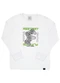 Pulla Bulla - Camiseta Infantil Menino Meia Malha Branco - variação: Branco