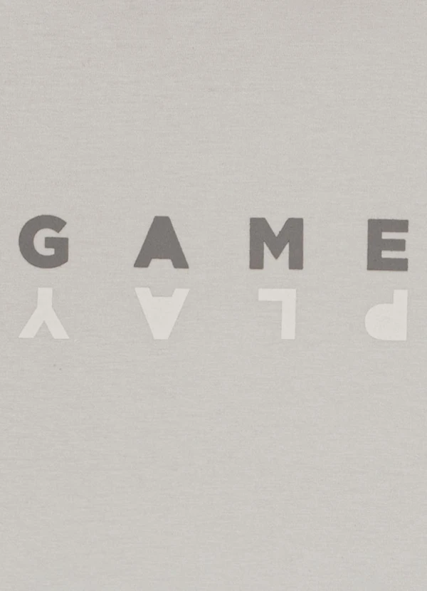 Pulla Bulla - Camiseta Juvenil Menino Meia Malha Cinza 4