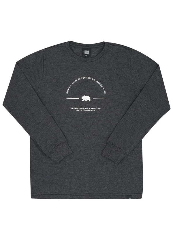 Pulla Bulla - Camiseta Juvenil Menino Meia Malha Preto 3