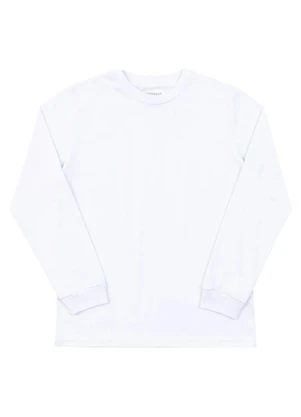 Soft Bonni - Camiseta Manga Longa em Meia Malha Branco - SOFT BONNI