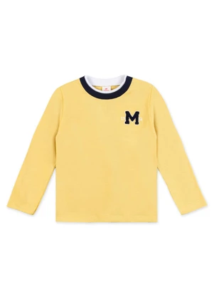 Marisol - Camiseta Manga Longa Infantil Amarelo - MARISOL