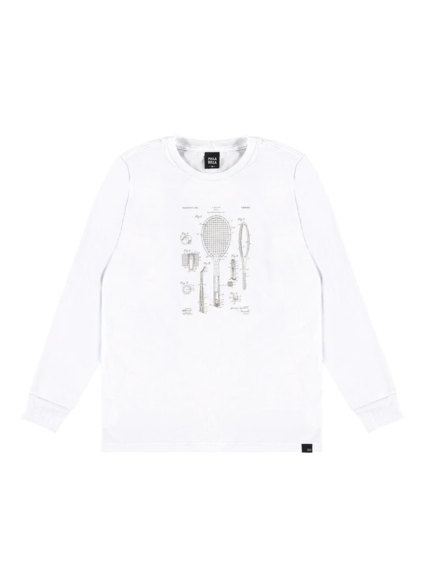 Pulla Bulla - Camiseta Meia Malha Branco