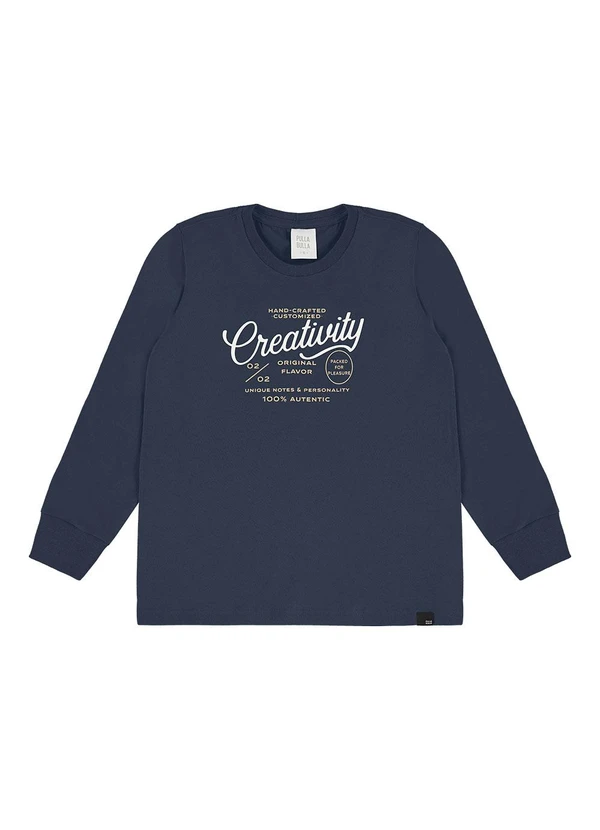 Pulla Bulla - Camiseta Meia Malha Marinho