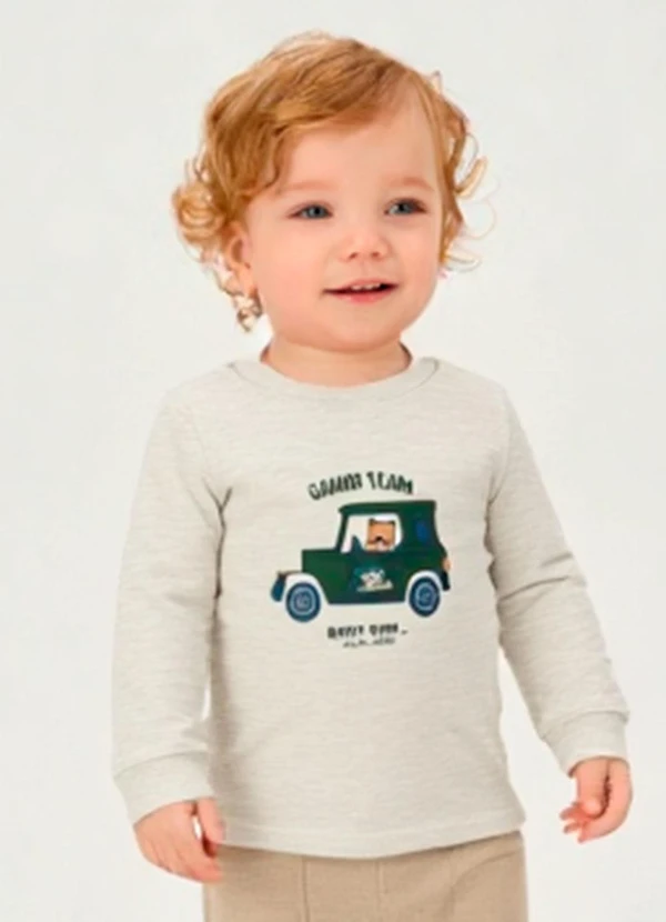 Pulla Bulla - Camiseta Meia Malha Mescla