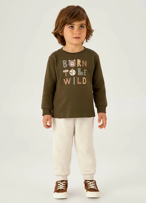 Pulla Bulla - Camiseta Meia Malha Verde - PULLA BULLA
