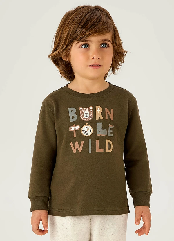 Pulla Bulla - Camiseta Meia Malha Verde