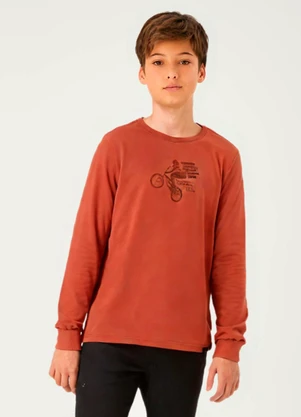 Pulla Bulla - Camiseta Meia Malha Vermelho - PULLA BULLA