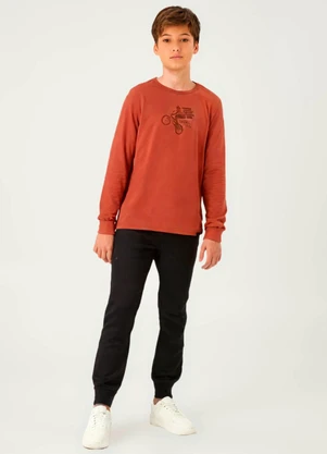 Pulla Bulla - Camiseta Meia Malha Vermelho - PULLA BULLA