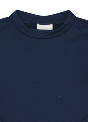 Pulla Bulla - Camiseta Primeiros Passos Malha Térmica Marinho - PULLA BULLA