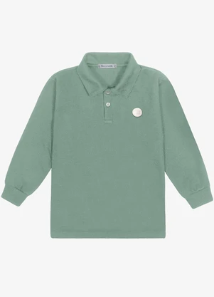 Trick Nick - Polo Infantil Manga Longa Masculina Verde - TRICK NICK