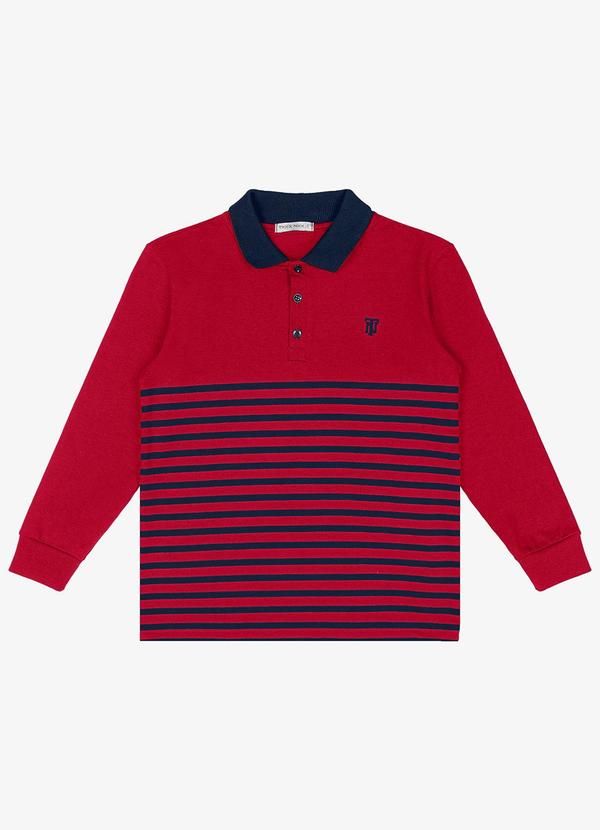 Trick Nick - Polo Infantil Masculino Vermelho