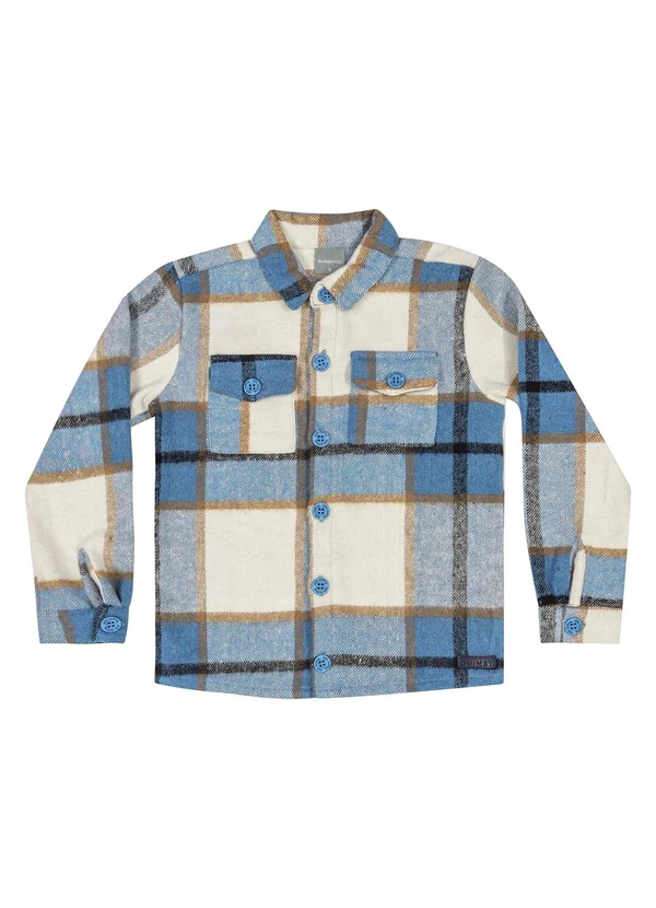 Quimby - Shacket Xadrez Infantil Menino Azul 3