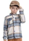 Quimby - Shacket Xadrez Infantil Menino Preto - variação: Azul