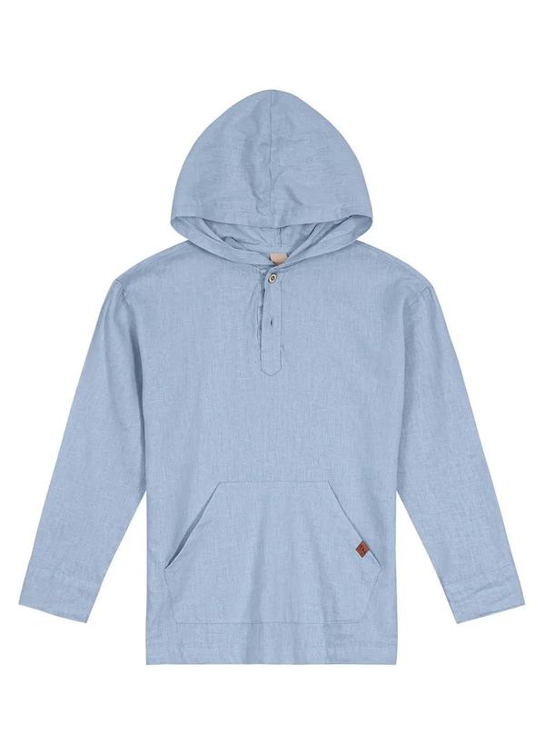 Trick Nick - Blusão Infantil Linho Menino Azul 4