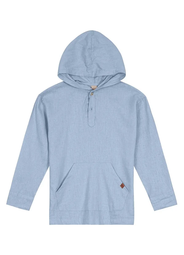 Trick Nick - Blusão Infantil Linho Menino Azul 4