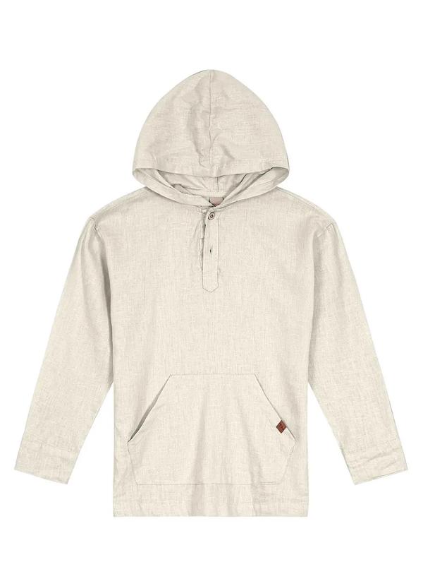 Trick Nick - Blusão Infantil Linho Menino Bege