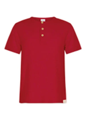 Alakazoo - Camisa com Gola Padre Texturizada Vermelho - ALAKAZOO