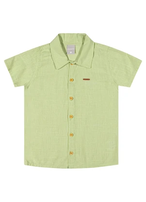 Camisa Infantil Menino Social de Colorittá (Verde) - COLORITTÁ