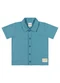 Elian - Camisa Infantil Menino Textura Elian Azul - variação: Azul