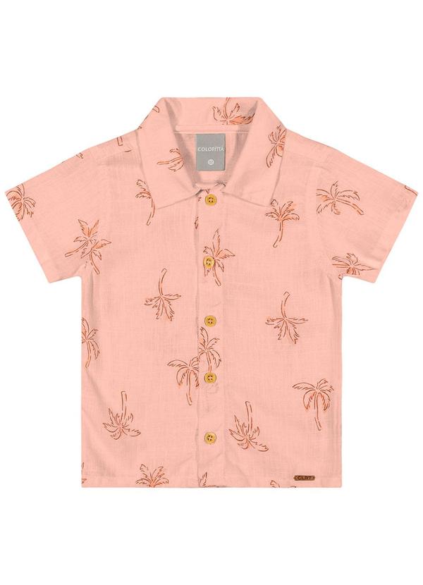 Colorittá - Camisa Infantil Menino Tropical Colorittá Rosa