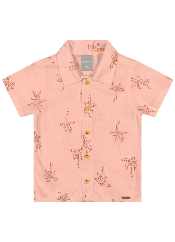 Colorittá - Camisa Infantil Menino Tropical Colorittá Rosa 1