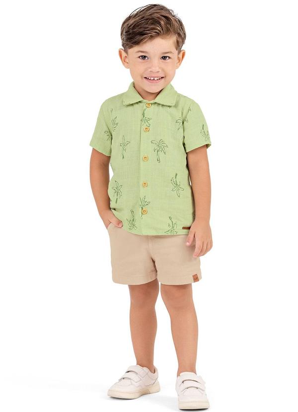 Colorittá - Camisa Infantil Menino Tropical Colorittá Verde