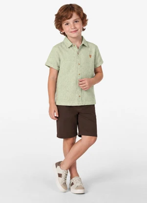 Trick Nick - Camisa Infantil Menino Verde - TRICK NICK