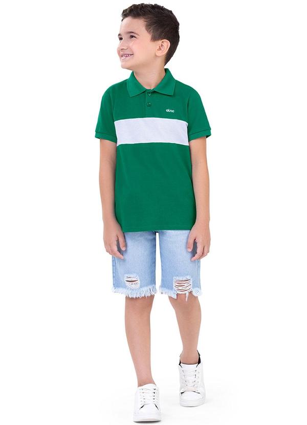 Alenice - Camisa Pais e Filhos Menino Verde 2