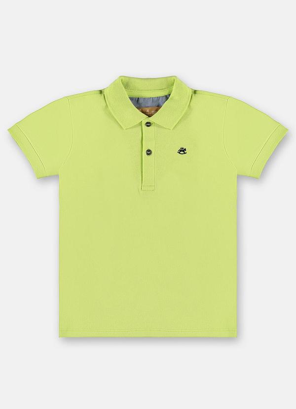 Up Baby - Camisa Polo Básica de Menino Verde