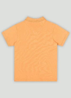 Up Baby - Camisa Polo Básica para Meninos Laranja - UP BABY