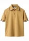 Carinhoso - Camisa Polo com Bordado Amarelo Mostarda - variação: Amarelo Mostarda