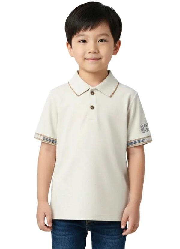 Carinhoso - Camisa Polo com Bordado Off White