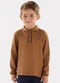 Up Baby - Camisa Polo com Zíper Marrom - variação: Marrom