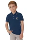 Carinhoso - Camisa Polo em Algodão com Bordado Verde - variação: Azul
