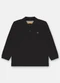 Up Baby - Camisa Polo em Piquet para Marrom - variação: Preto