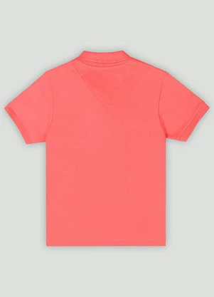 Camisa Polo em Piquet para Menino Up Baby Vermelho - UP BABY