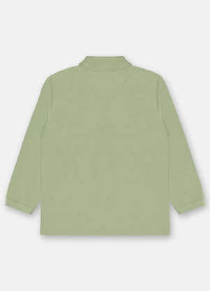 Up Baby - Camisa Polo em Piquet para Menino Verde - UP BABY