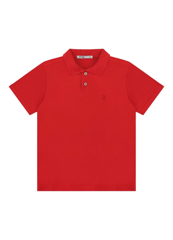 Ioluig - Camisa Polo em Piquet Vermelho 3