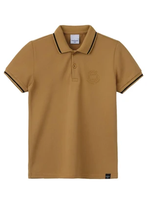 Malwee Kids - Camisa Polo Hunter Of Amazing Things Caramelo - MALWEE KIDS
